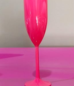 TAÇA ESPUMANTE ROSA OPACO 180 ML
