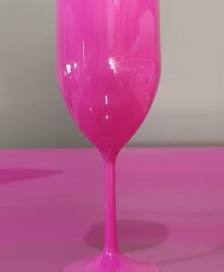 TAÇA VINHO ROSA OPACO 330 ml